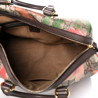 Gucci GG Supreme Monogram Tian Medium Boston Beige Multicolor New Acero 4 of 15