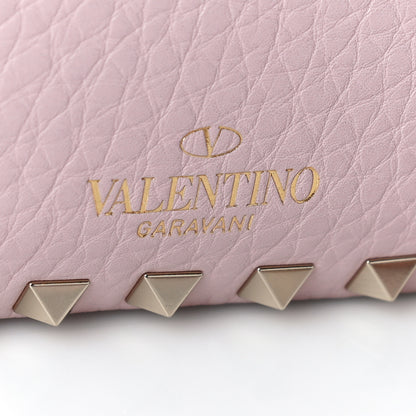 Valentino Garavani Pebbled Calfskin Rockstud Camera Crossbody Bag Water Rose 7 of 10
