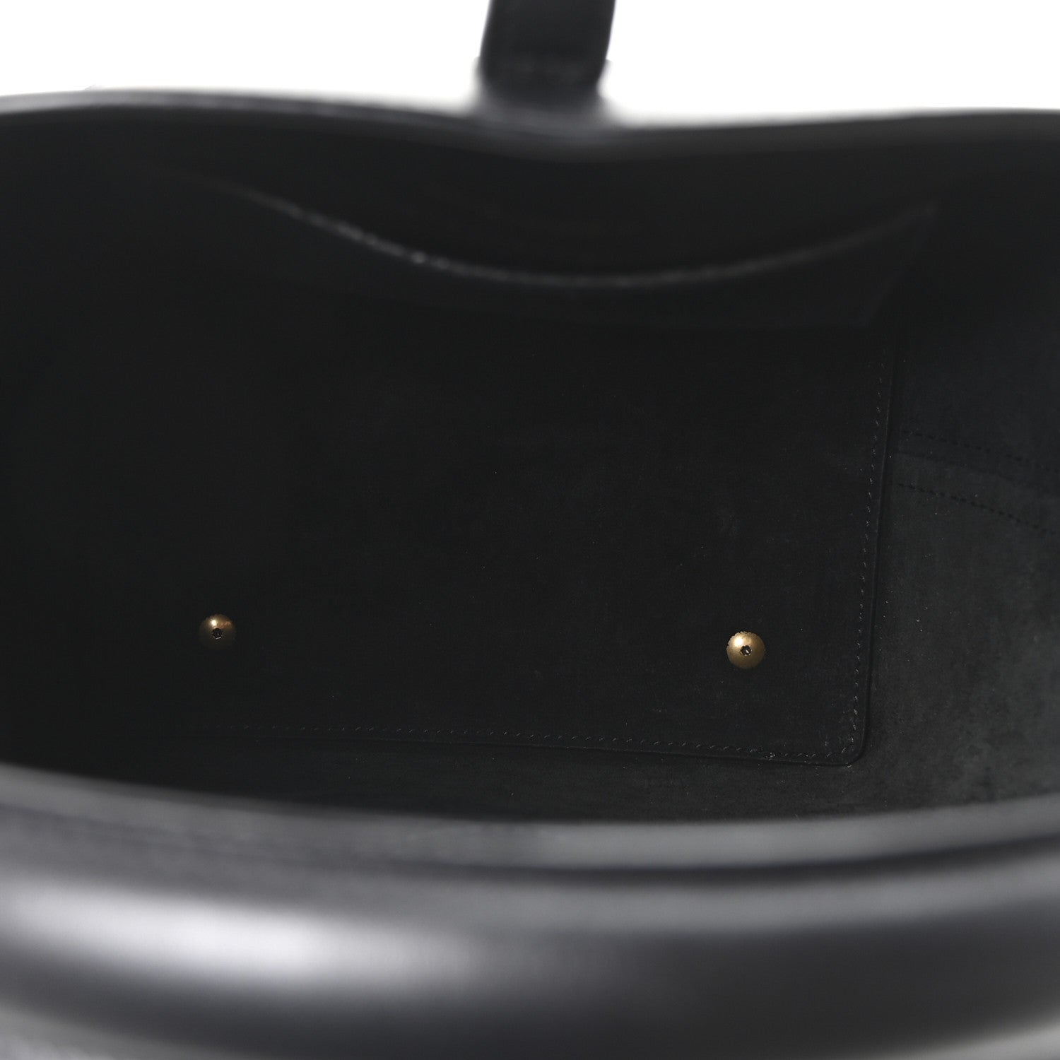 Saint Laurent Shiny Calfskin Le 37 Bucket Bag Black 5 of 9