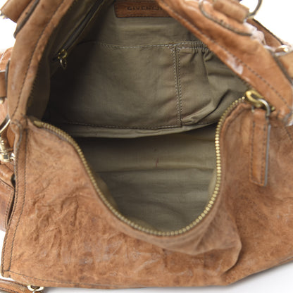 Givenchy Tumbled Sheepskin Medium Pandora Caramel 6 of 26