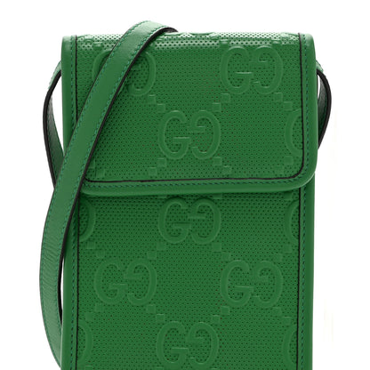 Gucci Calfskin GG Tennis Embossed Mini Crossbody Bag New Shamarock 8 of 11