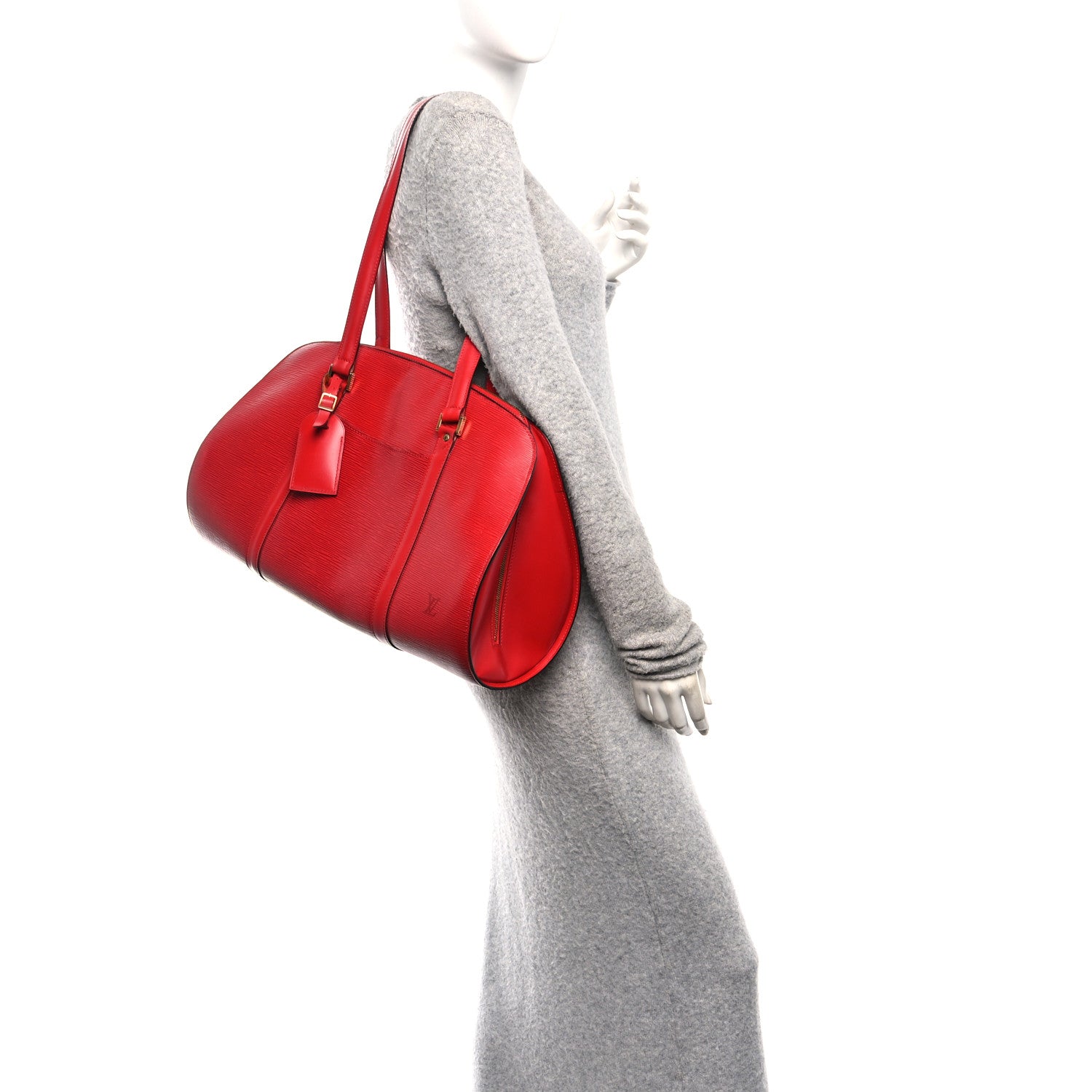 Louis Vuitton Epi Solferino 50 Castillan Red 3 of 17