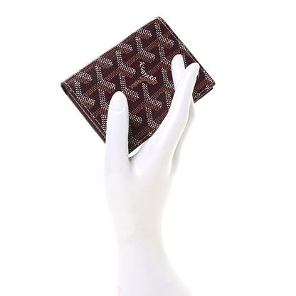 Goyard Goyardine Saint Marc Folding Card Case Bordeaux 2 of 7