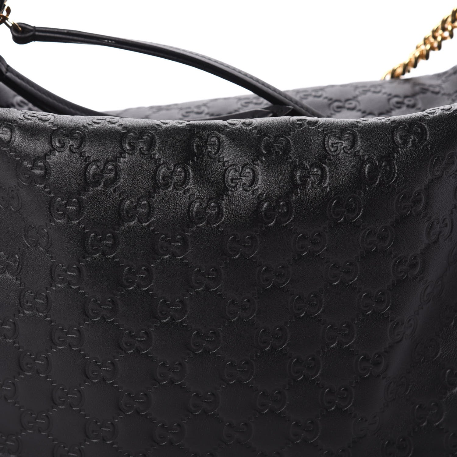 Gucci Guccissima Signature Large Linea A Hobo Black 7 of 9