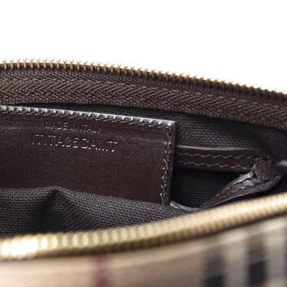 Burberry Haymarket Check Small Chester Bowling Bag Chocolate 8 of 9