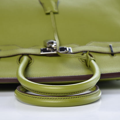 Hermes Togo Birkin 35 Vert Anis 37 of 41