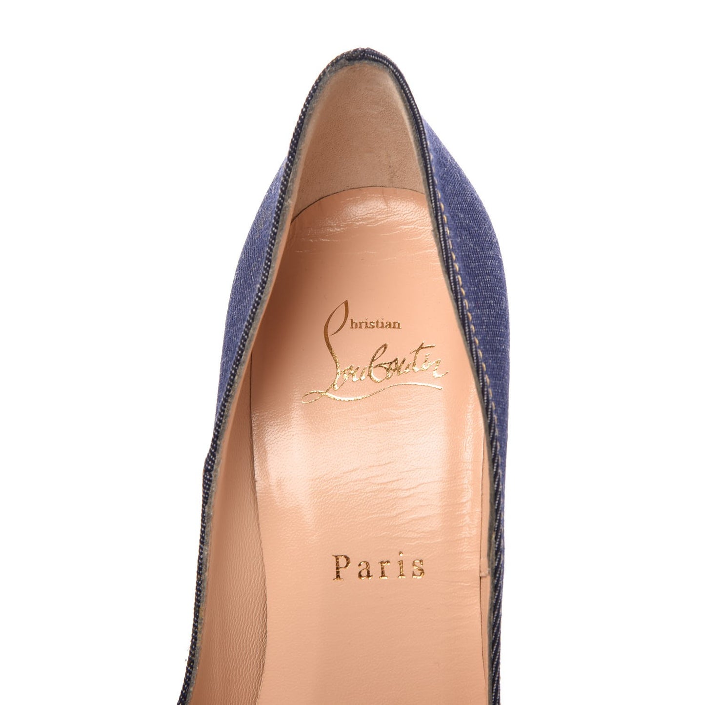 Denim Jazz Calf So Kate 120 Pumps 37 Blue White