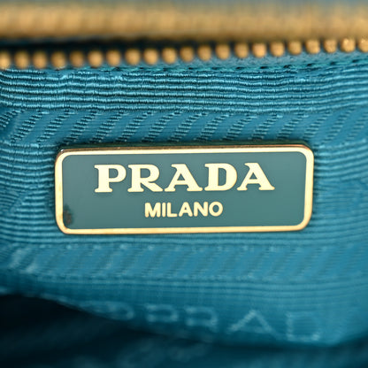 Prada Tessuto Nylon Saffiano Crossbody Bag Turchese 6 of 11