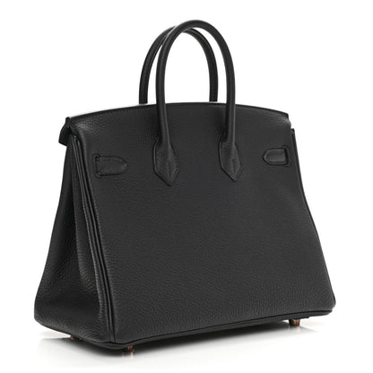 Hermes Togo Birkin 25 Black 3 of 12
