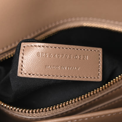 Saint Laurent Smooth Calfskin Le Maillon Satchel Taupe 7 of 10
