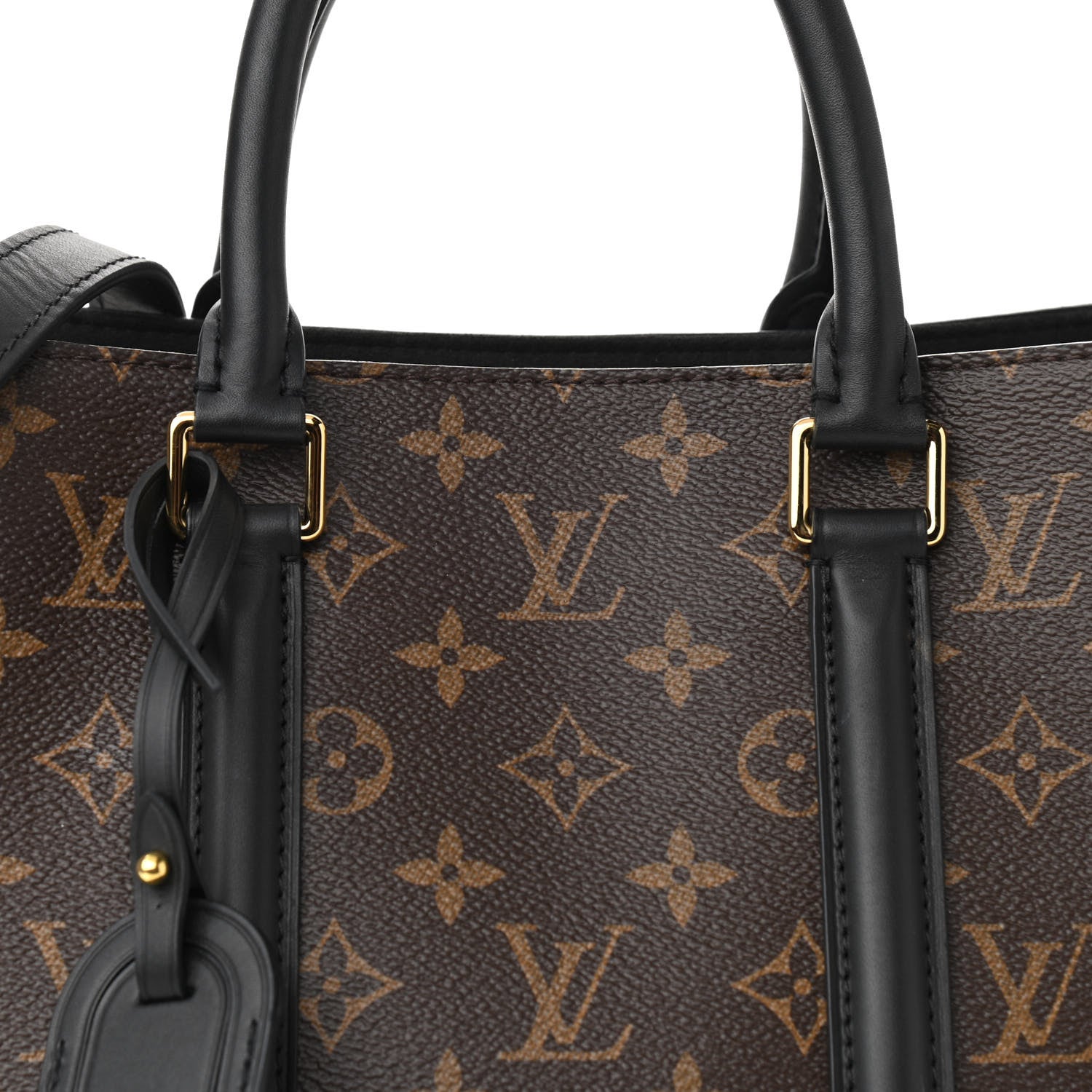Louis Vuitton Monogram Soufflot MM Black 10 of 13