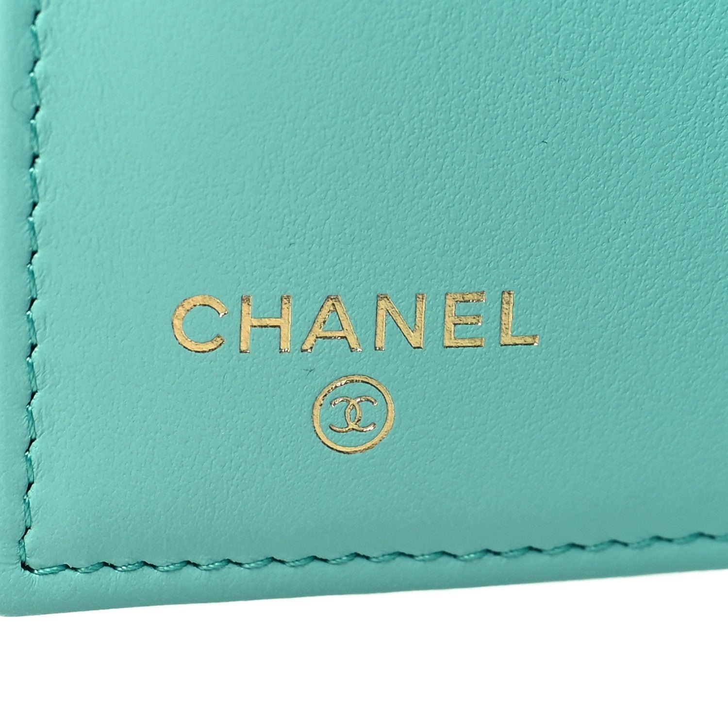 Chanel Caviar Quilted Medium Flap Wallet Turquoise 7 of 11