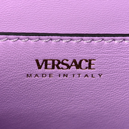 Versace Calfskin Medusa Small Top Handle Handbag Fuxia Light Pink 7 of 14