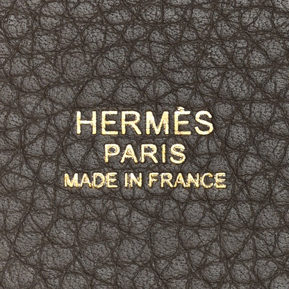 Hermes Taurillon Clemence Picotin Lock 22 MM Gris Asphalte 6 of 12