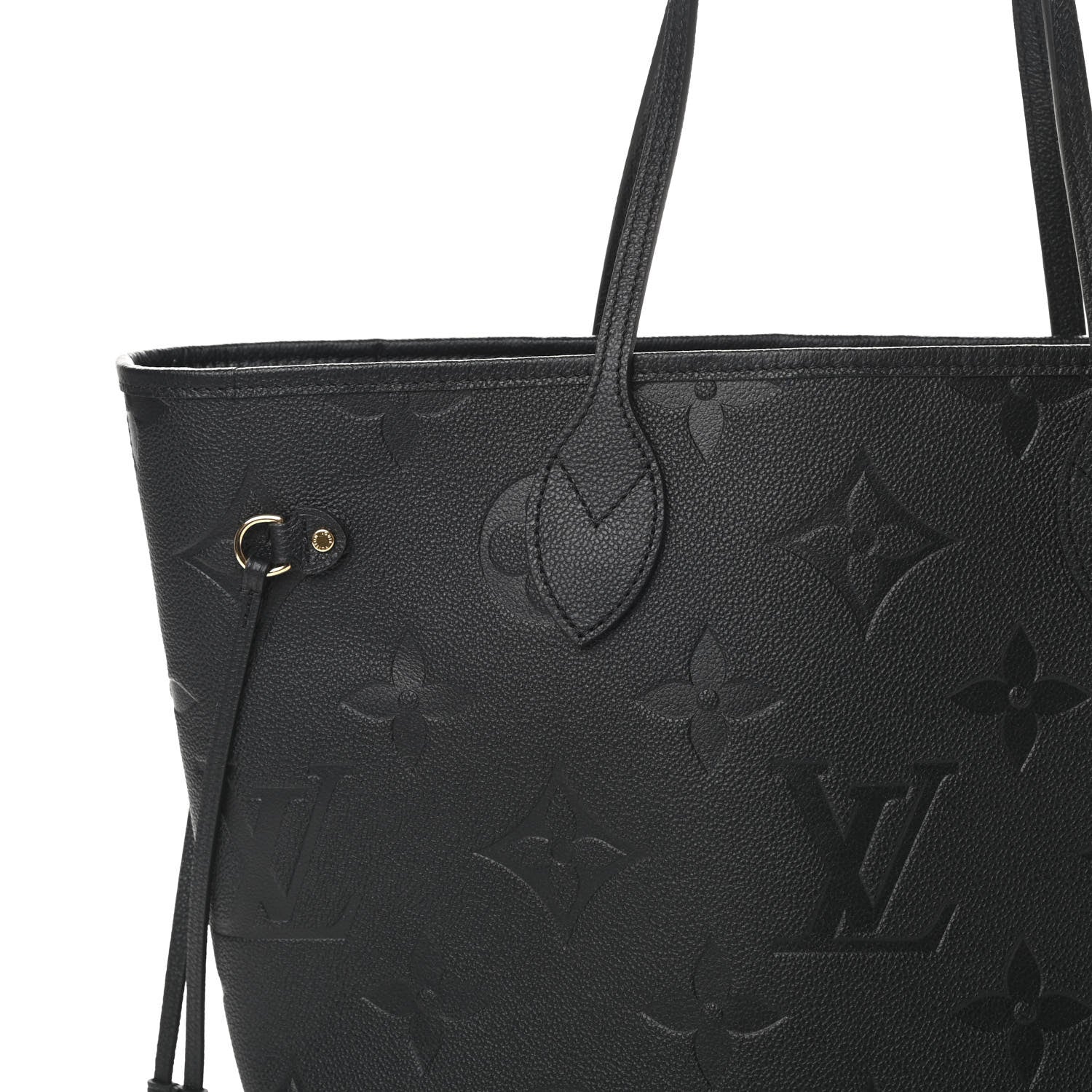 Louis Vuitton Empreinte Monogram Giant Neverfull MM Black 7 of 11