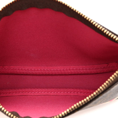 Louis Vuitton Monogram 2020 Christmas Animation Roller Coaster Mini Pochette Accessories Pivoine 5 of 10