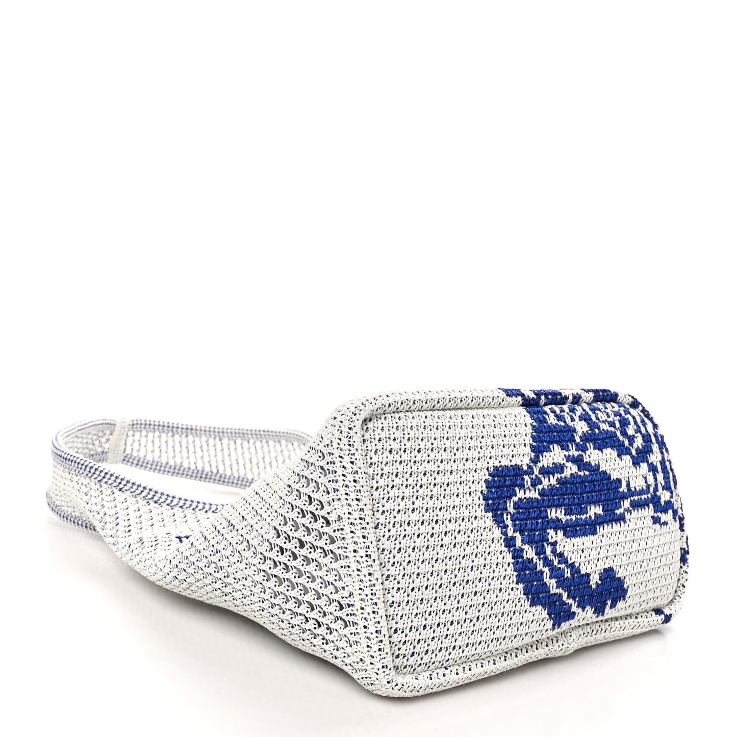 Viscose Small EKD Crochet Bag White