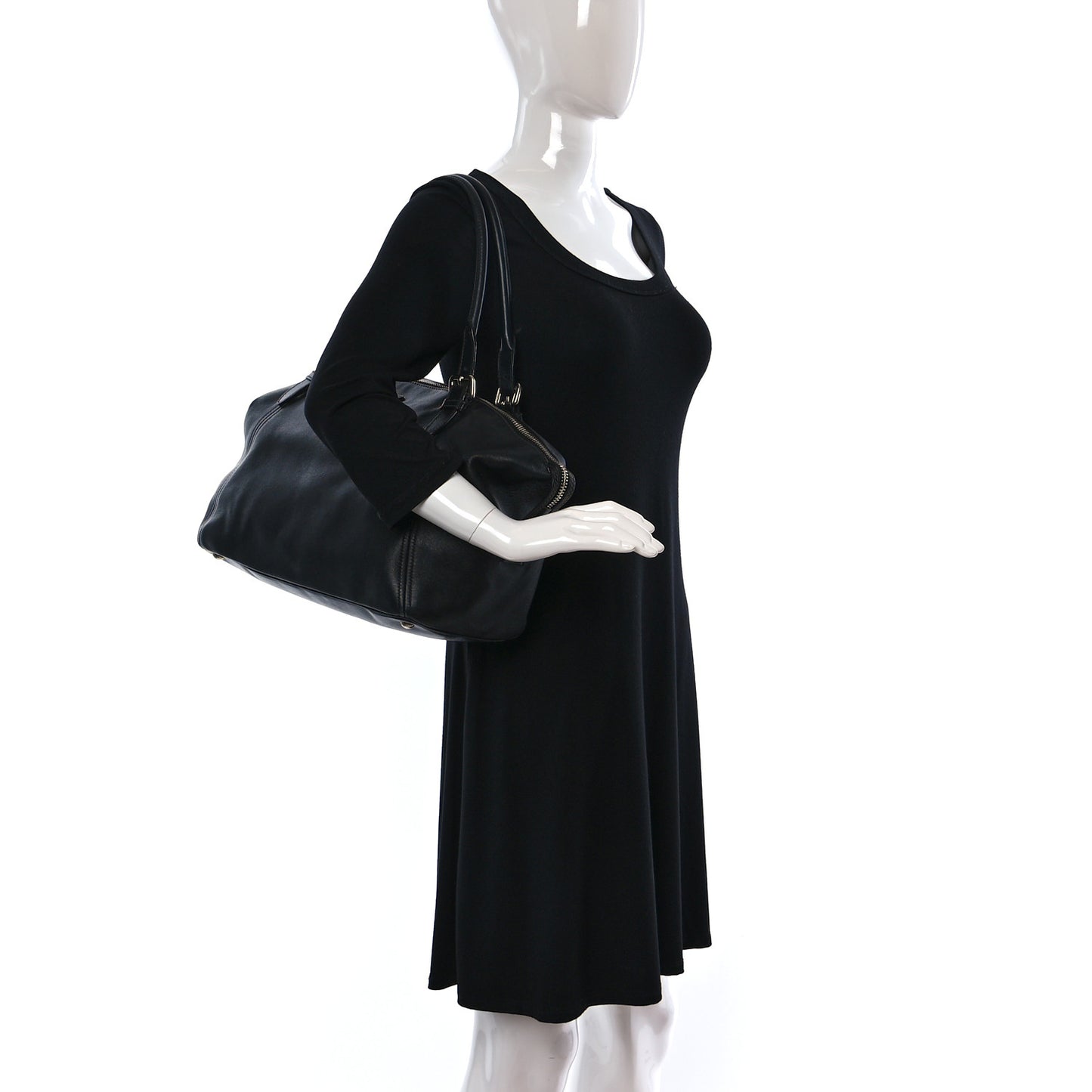 Soft Calf Satchel Black