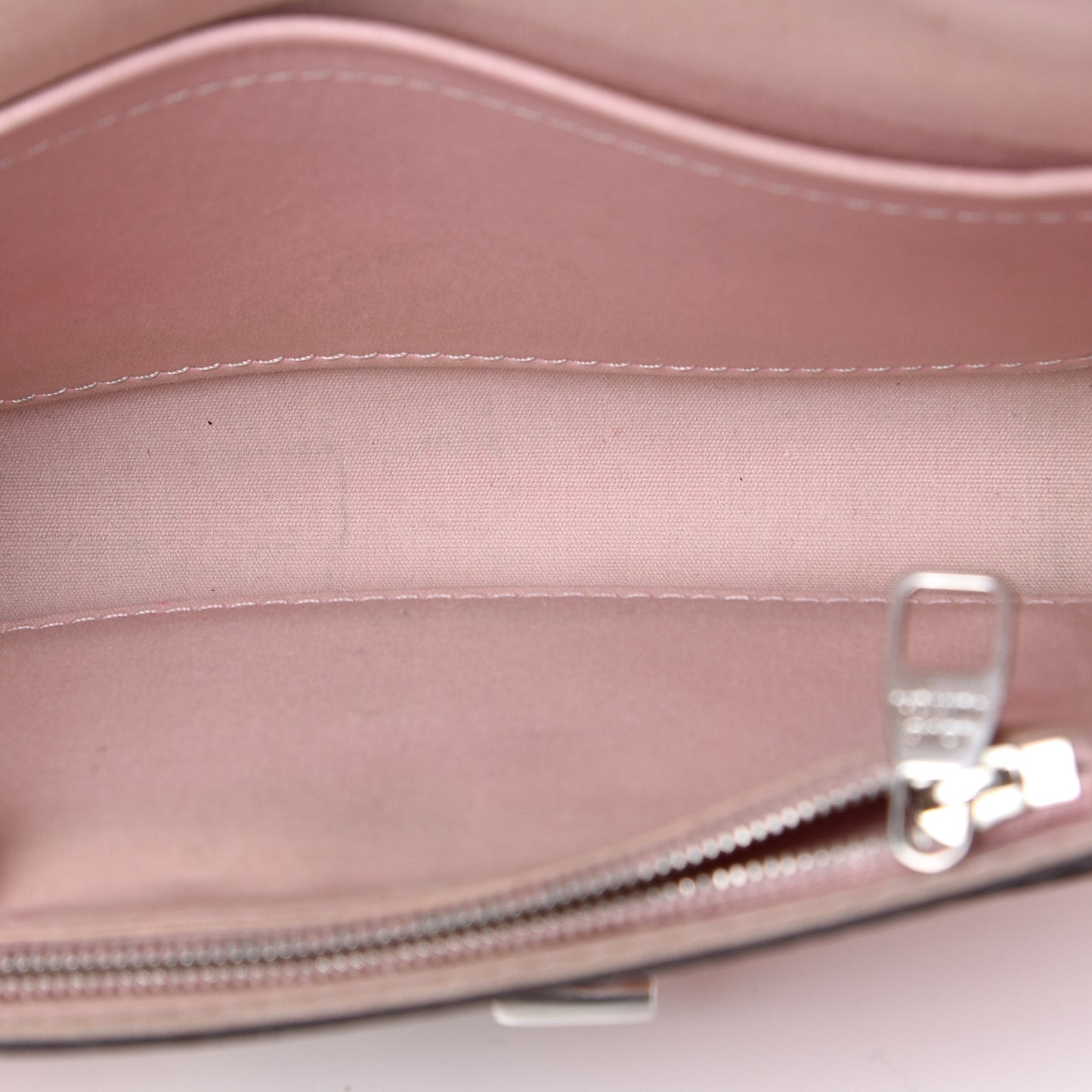 Patent Chain Louise MM Rose Ballerine