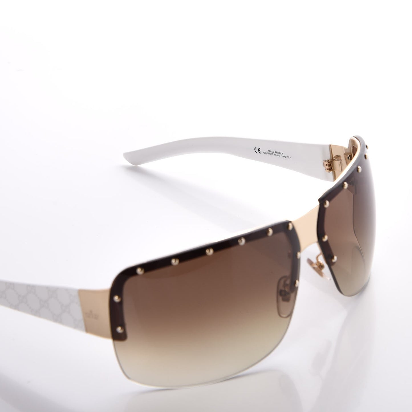 Studded Sunglasses 1819S White