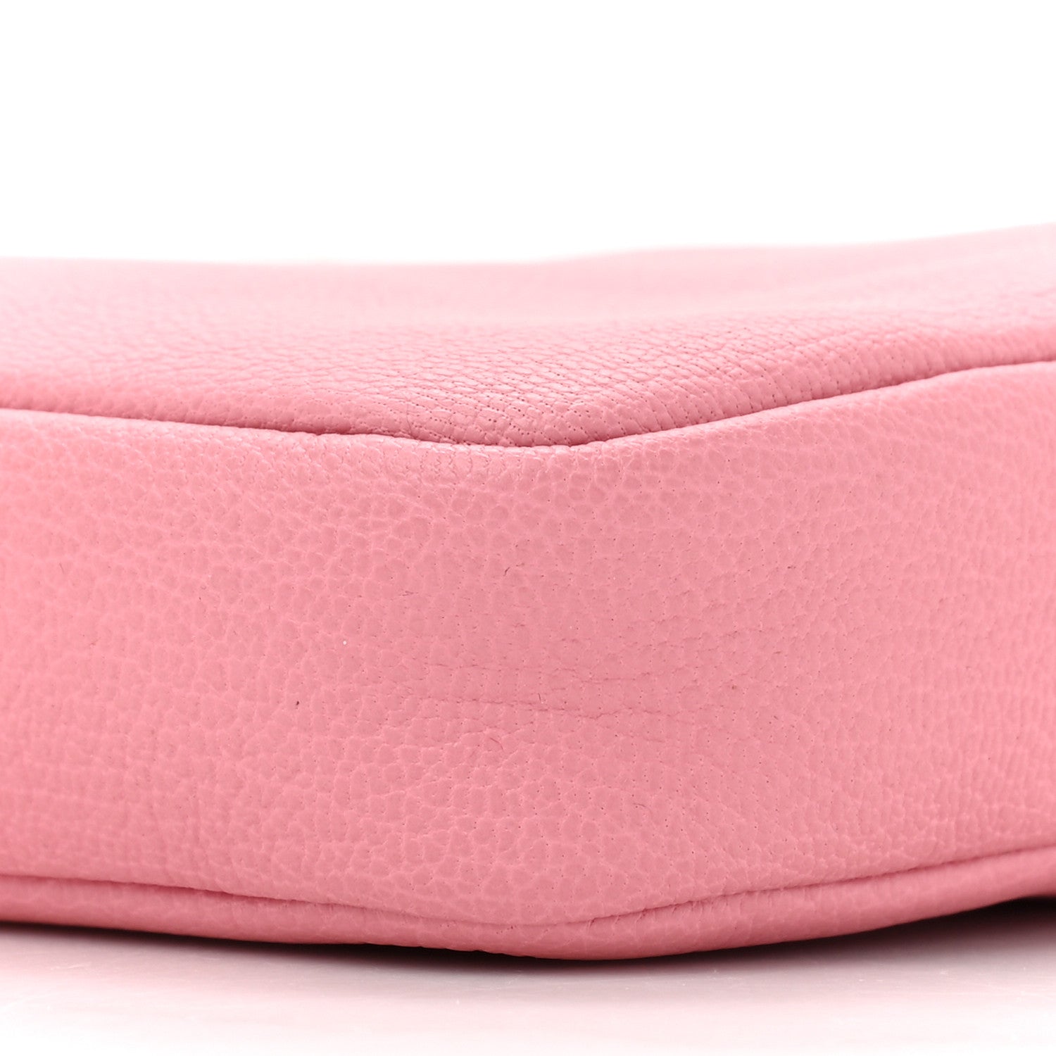 Chanel Calfskin Camellia Small Clutch With Chain Pink 11 of 13