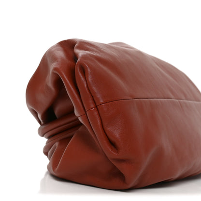 Bottega Veneta Smooth Butter Calf The Pouch Oversized Clutch Rust 9 of 10