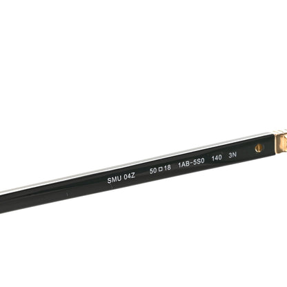 Miu Miu Acetate Oval Regard Sunglasses SMU04Z Black 6 of 8