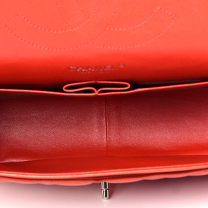 Chanel Lambskin Quilted Jumbo Double Flap Red 5 of 9