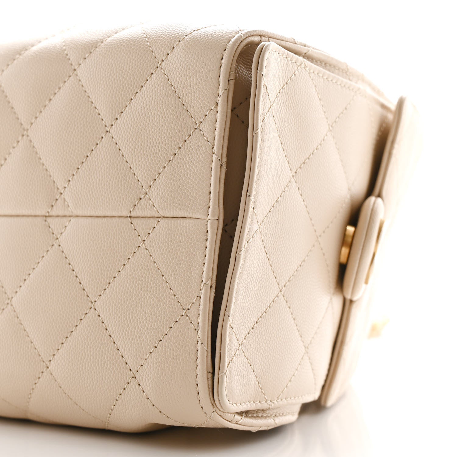 Chanel Caviar Quilted Small Chanel 25 Handbag Beige 10 of 11