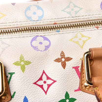 Louis Vuitton Monogram Multicolor Speedy 30 White 25 of 27