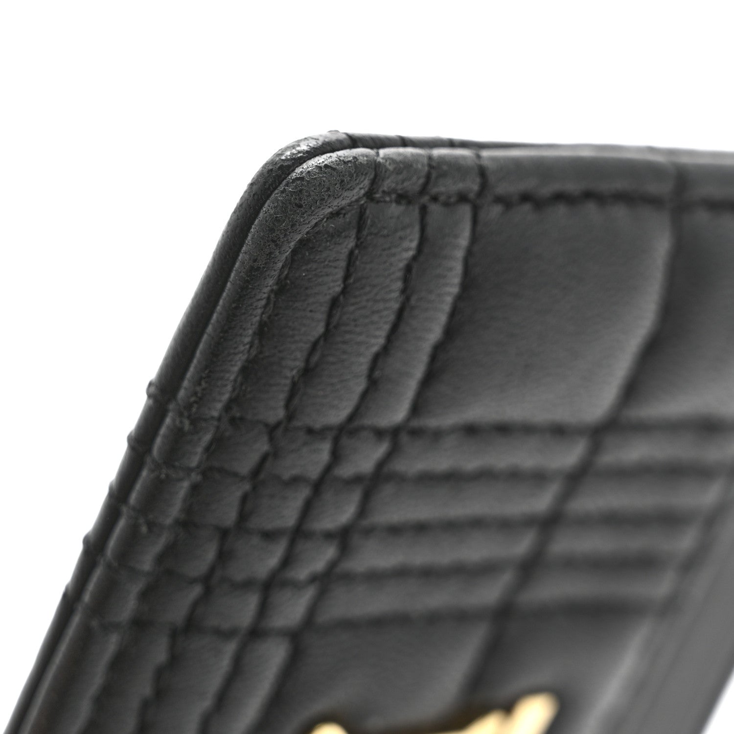 Burberry Lambskin Quilted Small Lola Card Holder Black 8 of 12