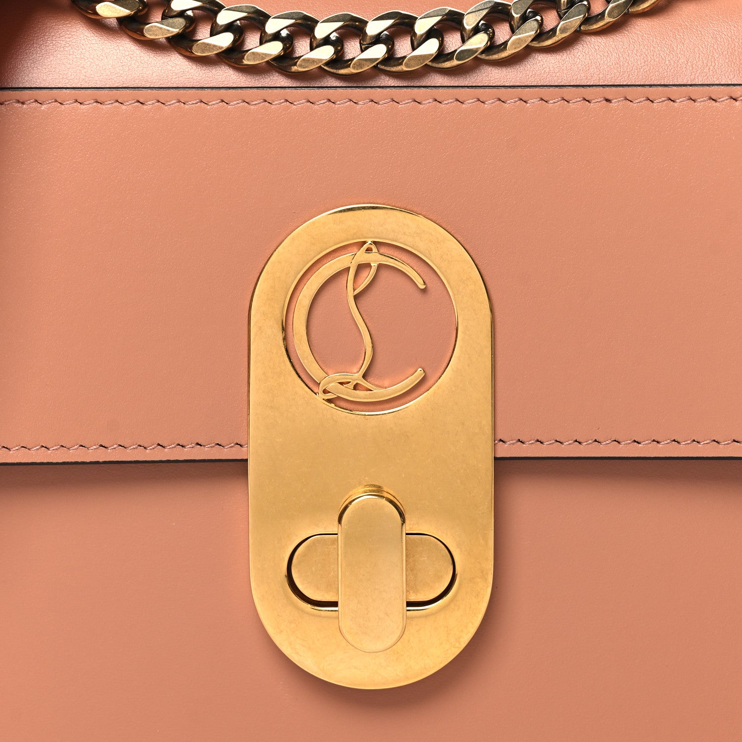 Christian Louboutin Calfskin Small Elisa Shoulder Bag Courtisane 8 of 11