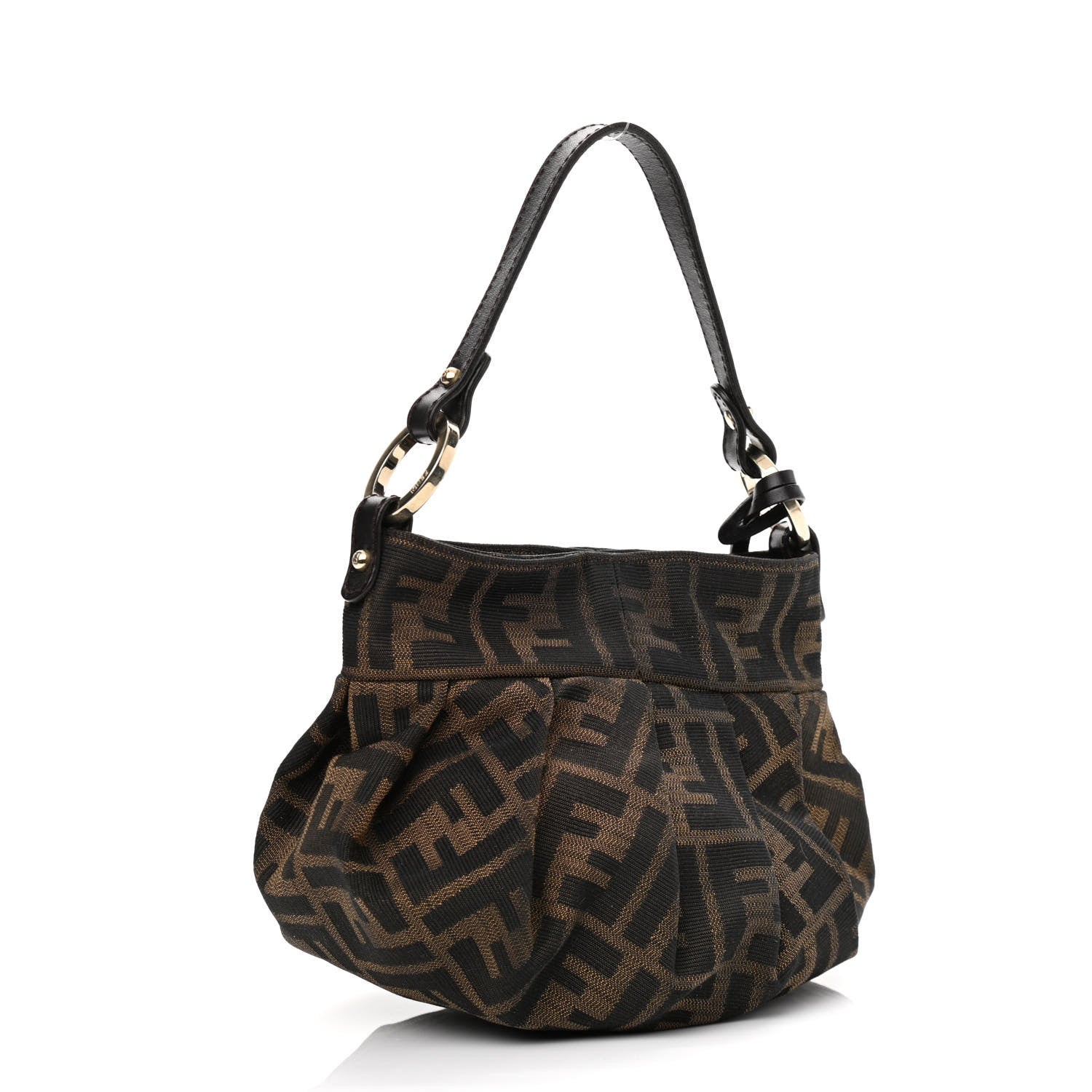 Fendi Zucca Mini Chef Hobo Tobacco 3 of 12