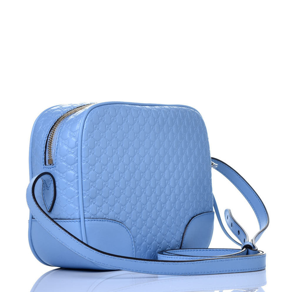 Microguccissima Mini Bree Messenger Bag Mineral Blue