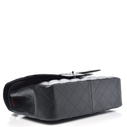 Chanel Caviar Quilted Jumbo Double Flap Black 4 of 11
