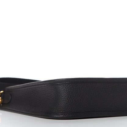 Hermes Taurillon Clemence Evelyne TPM Black 6 of 10