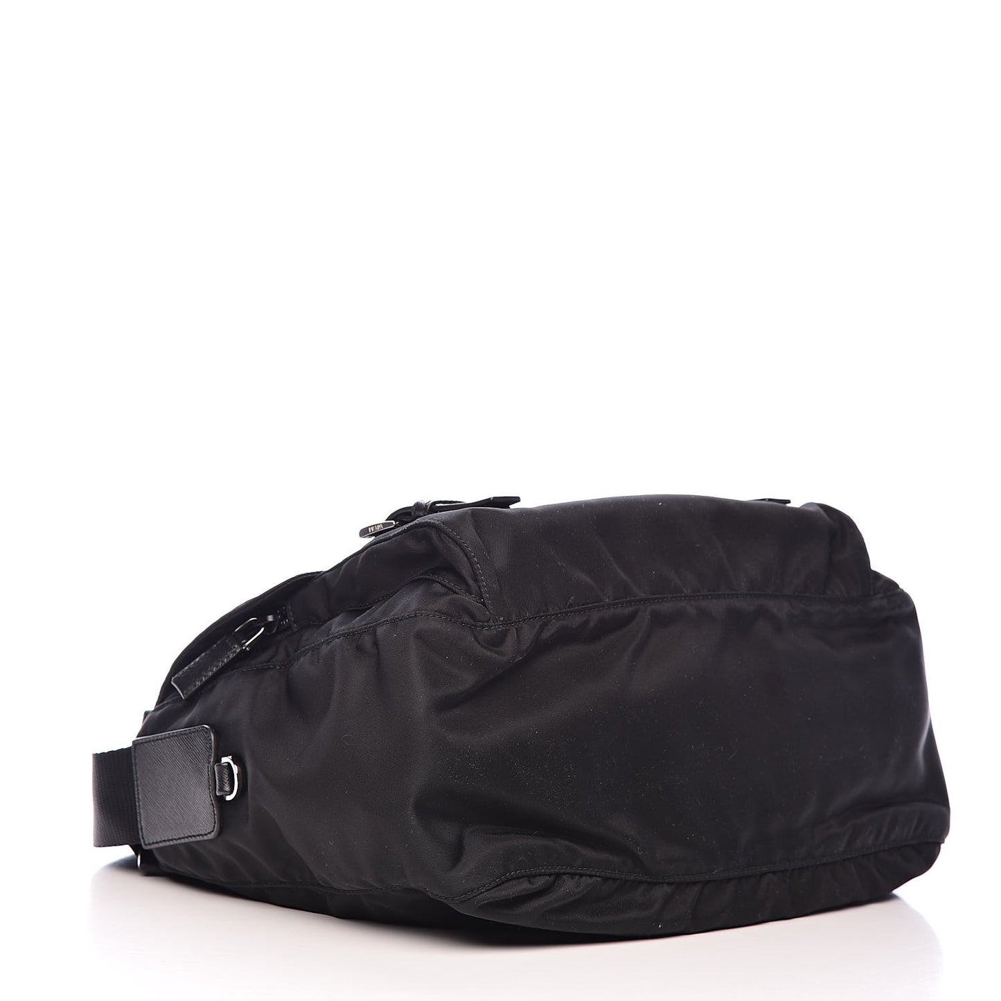 Nylon Vela Sport Messenger Bag Black