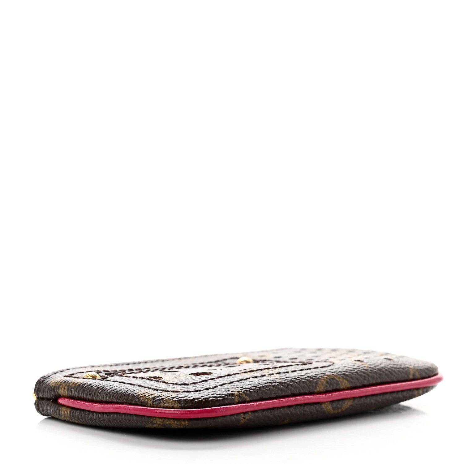 Louis Vuitton Monogram Perforated Key Pouch Fuchsia 4 of 6