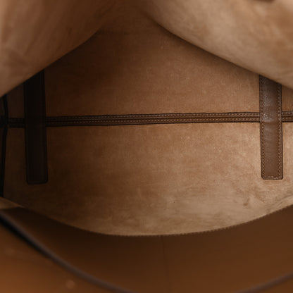 Burberry Calfskin Medium Society Tote Dusty Caramel 5 of 13