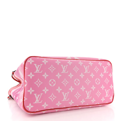 Louis Vuitton Monogram Escale Neverfull MM Rouge 5 of 12
