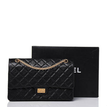 Chanel Aged Calfskin Quilted 2.55 Reissue 226 Flap Black 19 of 22
