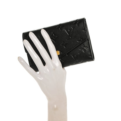 Louis Vuitton Empreinte Compact Curieuse Wallet Black 2 of 6