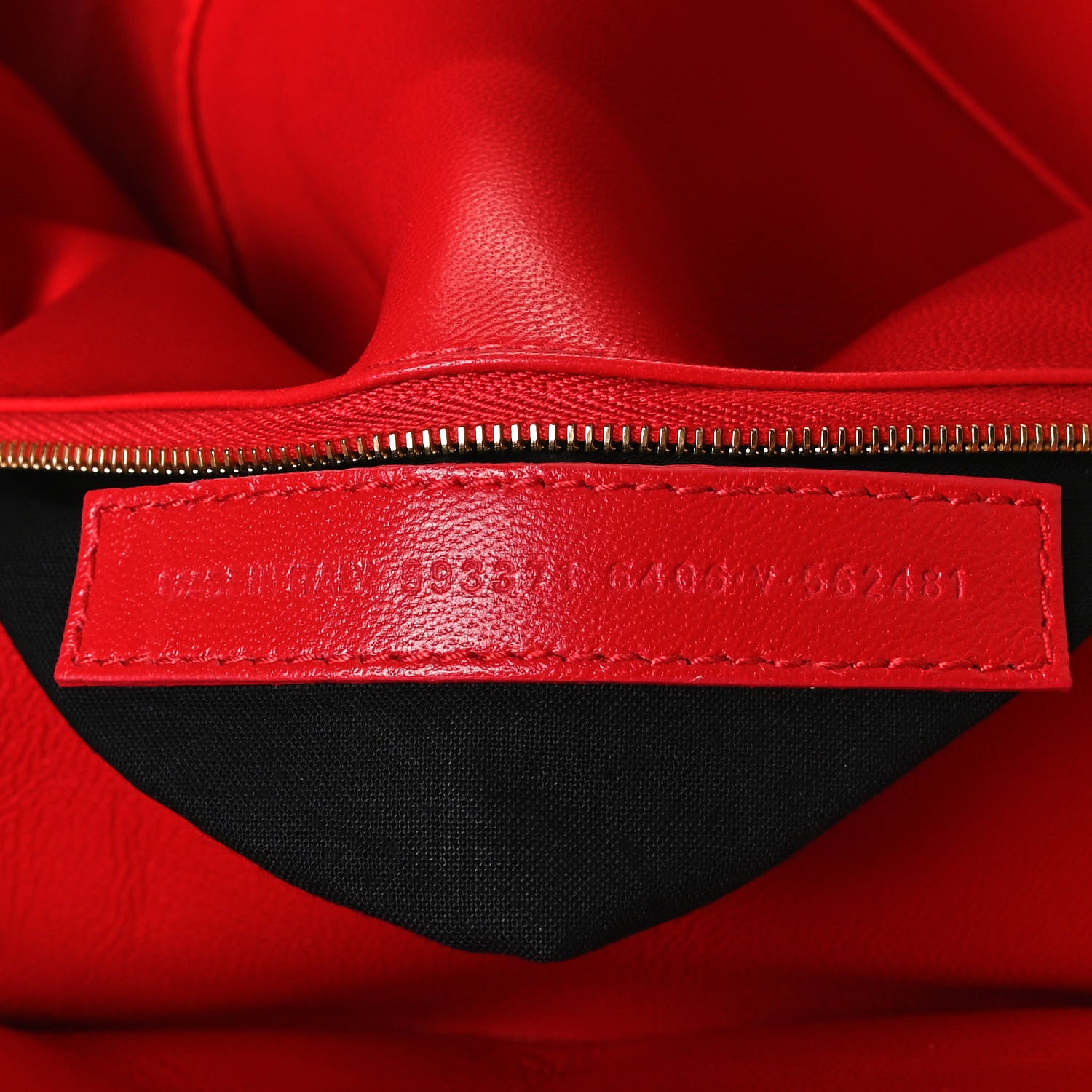 Balenciaga Nappa Calfskin Quilted Medium Touch B Shoulder Bag Bright Red 7 of 14