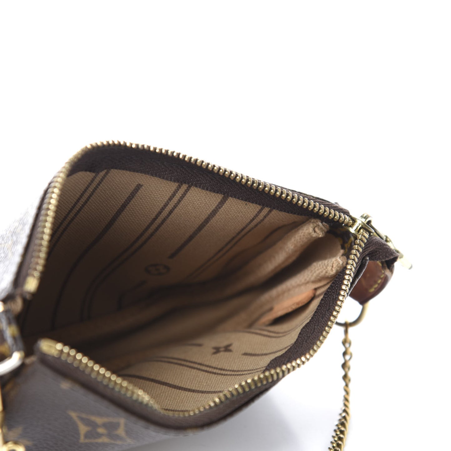 Monogram Complice Trunks and Bags Mini Pochette Accessories Beige