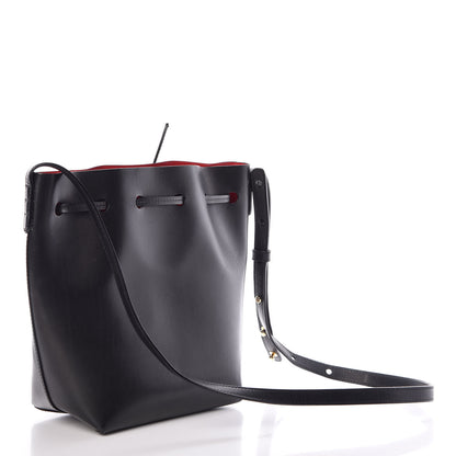 Mansur Gavriel Calfskin Mini Bucket Bag Black Flamma 3 of 8