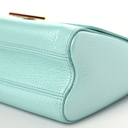 Louis Vuitton Iridescent Grained Calfskin Summer Splash Twist MM Blue 7 of 10