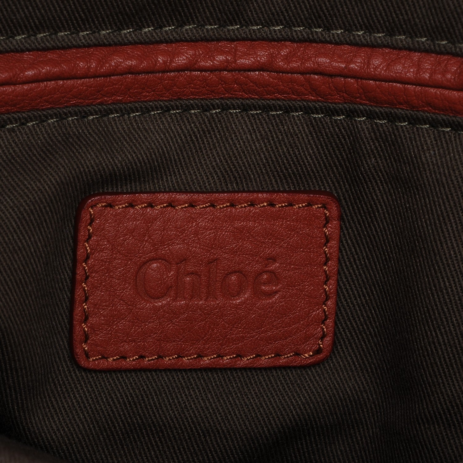 Chloe Calfskin Large Marcie Satchel Maple Leaf 6 of 7