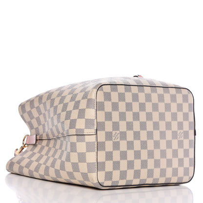 Louis Vuitton Damier Azur Neonoe MM Eau De Rose 4 of 10