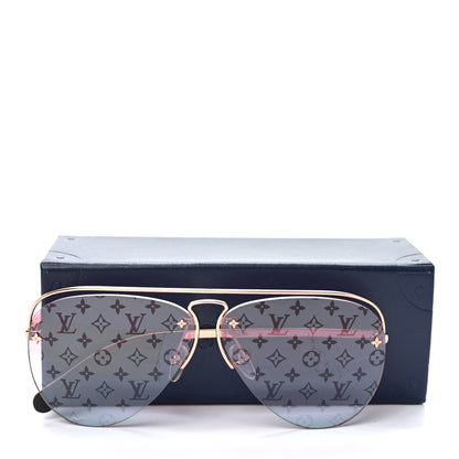 Louis Vuitton Monogram Grease Gradient Sunglasses Z1044W Aubergine 8 of 8