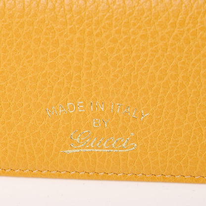 Gucci Dollar Calfskin Swing Continental Wallet Yellow 6 of 8